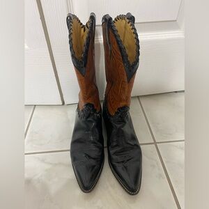 Vintage Donald J Pliner Western Couture Cowboy Boots size 6
